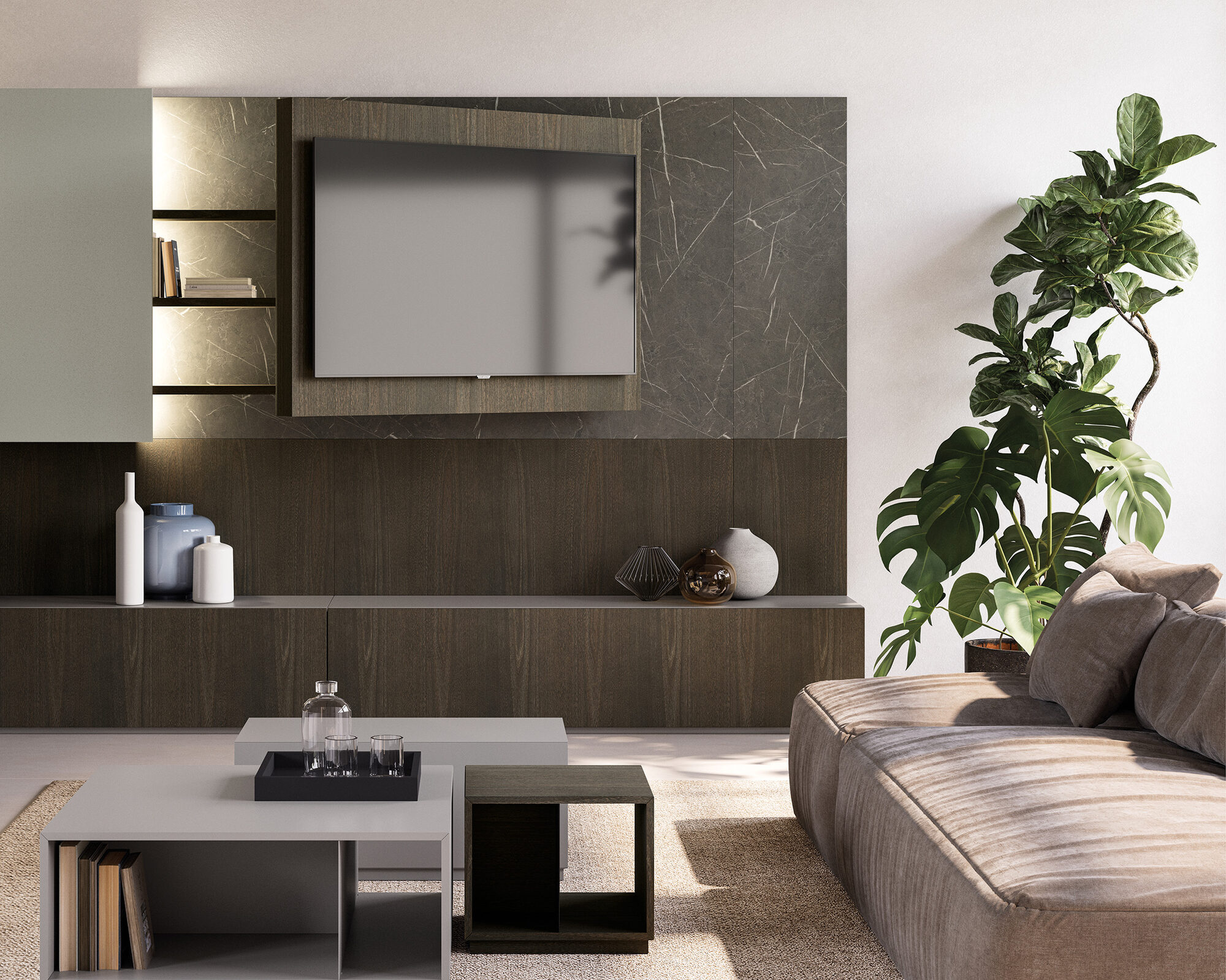 Porta TV X2 orientabile